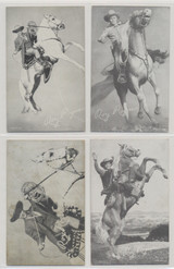 circ 1950's Roy Rogers on Horse Arcade Card Lot of 5 #*sku36911 circ 1950's Roy Rogers on Horse Arcade Card Lot of 5 #*sku36911