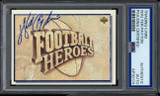 Walter Payton 1992 Upper Deck Football Heroes Bears PSA Signed Auto Slab Walter Payton 1992 Upper Deck Football Heroes Bears PSA Signed Auto Slab