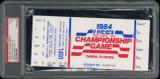 1984 USFL Championship Game Full Ticket PSA 7 Near Mint 1984 USFL Championship Game Full Ticket PSA 7 Near Mint