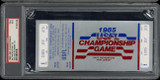 1985 USFL Championship Game Full Ticket PSA 7 Near Mint 1985 USFL Championship Game Full Ticket PSA 7 Near Mint