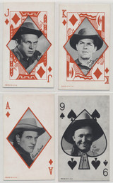circ 1960's Western Aces Exhibit Cards Lot of 4 #*sku36919 circ 1960's Western Aces Exhibit Cards Lot of 4 #*sku36919