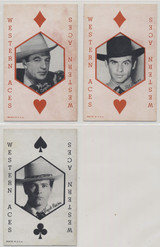 circ 1960's Western Aces Exhibit Cards Lot of 3 #*sku36920 circ 1960's Western Aces Exhibit Cards Lot of 3 #*sku36920