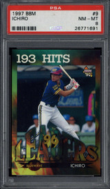 1997 BBM #9 Ichiro Suzuki Blue Wave PSA 8 NM-Mint Japanese ID: 500396 1997 BBM #9 Ichiro Suzuki Blue Wave PSA 8 NM-Mint Japanese ID: 500396