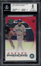 Donruss Class of 2001 #251 /625 Ichiro Mariners BGS 8 NM-Mint RC Donruss Class of 2001 #251 /625 Ichiro Mariners BGS 8 NM-Mint RC