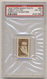 1948 Topps Magic Photos #6 Robert Fulton American Inventors PSA 4 VG-EX #*sku36935 1948 Topps Magic Photos #6 Robert Fulton American Inventors PSA 4 VG-EX #*sku36935