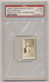 1948 Topps Magic Photos #10 Boyd Brown  Track & Field PSA 4  VG-EX  #*sku36936