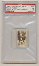 1948 Topps Magic Photos #8 Chas. Pores Track & Field PSA 5 EX #*sku36938 1948 Topps Magic Photos #8 Chas. Pores Track & Field PSA 5 EX #*sku36938