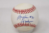 Maury Wills PSA/DNA Authenticated Auto Signed Baseball Dodgers  LA #30 ID: 500681
