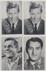 circ 1960's Exhibit Cards of Television and Movie Stars Lot of 4 #*sku36958 circ 1960's Exhibit Cards of Television and Movie Stars Lot of 4 #*sku36958