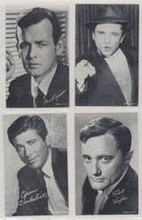 circ 1960's Exhibit Cards of Male Television Stars Lot of 4 #*sku36969 circ 1960's Exhibit Cards of Male Television Stars Lot of 4 #*sku36969