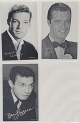 circ 1960's Exhibit Cards of Television Stars Lot of 3 #*sku36962 circ 1960's Exhibit Cards of Television Stars Lot of 3 #*sku36962