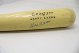 Hank Aaron Bat Signed Auto PSA/DNA Sticker ONLY Braves H & B Hillerich Bradsby