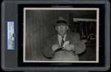 Ed "Strangler" Lewis Vintage Photo Wrestler PSA/DNA Signed Auto Slab
