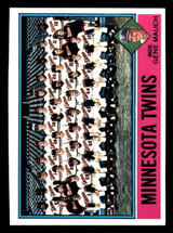 1976 Topps #556 Minnesota Twins/Gene Mauch MG CL Near Mint+ ID: 501280 1976 Topps #556 Minnesota Twins/Gene Mauch MG CL Near Mint+ ID: 501280