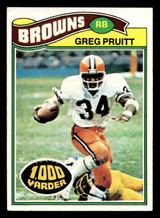 1977 Topps #25 Greg Pruitt Excellent+ 1977 Topps #25 Greg Pruitt Excellent+