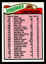 1977 Topps #215 Minnesota Vikings CL Near Mint+ ID: 502525 1977 Topps #215 Minnesota Vikings CL Near Mint+ ID: 502525