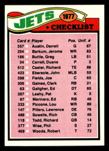 1977 Topps #219 New York Jets CL Near Mint 