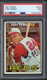 1967 Topps #476 Tony Perez Reds PSA 7 Near Mint 1967 Topps #476 Tony Perez Reds PSA 7 Near Mint