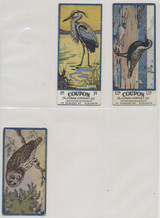 1921 V6 Canada Cowan Bird Series Lot of 3/24 #*sku36991 1921 V6 Canada Cowan Bird Series Lot of 3/24 #*sku36991