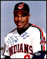 Albert Belle 8x10 Photo Signed PSA/DNA Authenticated Indians Autographed