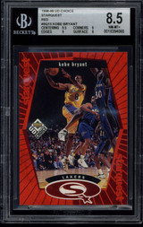 1998-99 UD Choice Starquest Red SQ13 Kobe Bryant Lakers BGS 8.5 NM-Mint+ 1998-99 UD Choice Starquest Red SQ13 Kobe Bryant Lakers BGS 8.5 NM-Mint+