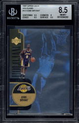 1997 Upper Deck Holojams #14 Kobe Bryant Lakers BGS 8.5 NM-Mint+ 1997 Upper Deck Holojams #14 Kobe Bryant Lakers BGS 8.5 NM-Mint+