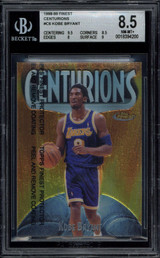 1998-99 Finest Centurions C6 Kobe Bryant Lakers BGS 8.5 NM-Mint+ 167/500 1998-99 Finest Centurions C6 Kobe Bryant Lakers BGS 8.5 NM-Mint+ 167/500