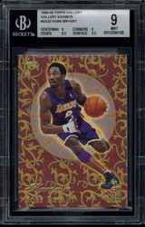 1999-00 Topps Gallery Exhibits GE22 Kobe Bryant Lakers BGS 9 Mint Baroque 1999-00 Topps Gallery Exhibits GE22 Kobe Bryant Lakers BGS 9 Mint Baroque