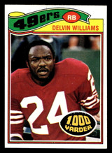 1977 Topps #425 Delvin Williams Near Mint RC Rookie  ID: 503522