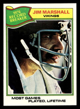 1977 Topps #452 Jim Marshall RB Ex-Mint ID: 503633 1977 Topps #452 Jim Marshall RB Ex-Mint ID: 503633