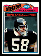 1977 Topps #480 Jack Lambert Excellent 