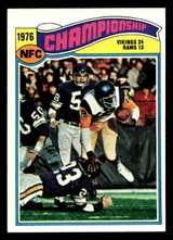 1977 Topps #527 1976 NFC Championship Ex-Mint  ID: 503934