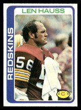 1978 Topps #51 Len Hauss Ex-Mint  ID: 504163 1978 Topps #51 Len Hauss Ex-Mint  ID: 504163