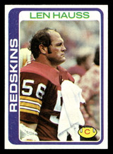 1978 Topps #51 Len Hauss Near Mint  ID: 504166 1978 Topps #51 Len Hauss Near Mint  ID: 504166