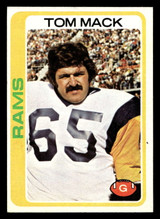 1978 Topps #80 Tom Mack Near Mint  1978 Topps #80 Tom Mack Near Mint