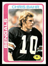 1978 Topps #94 Chris Bahr Near Mint  ID: 504355 1978 Topps #94 Chris Bahr Near Mint  ID: 504355