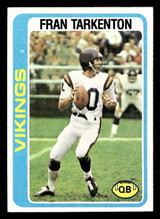 1978 Topps #100 Fran Tarkenton Ex-Mint  ID: 504378 1978 Topps #100 Fran Tarkenton Ex-Mint  ID: 504378