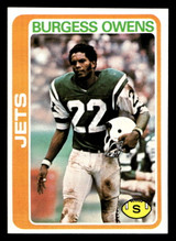 1978 Topps #121 Burgess Owens Near Mint  ID: 504475