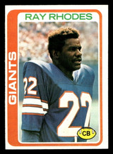 1978 Topps #188 Ray Rhodes Near Mint  ID: 504766