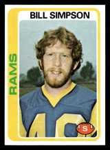 1978 Topps #209 Bill Simpson Near Mint  ID: 504867