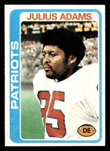 1978 Topps #401 Julius Adams Near Mint  ID: 505714