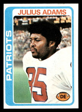 1978 Topps #401 Julius Adams Ex-Mint  ID: 505717