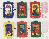 1974 Denmark Disney Tattoo Wrappers Set of 6 #*sku37028 1974 Denmark Disney Tattoo Wrappers Set of 6 #*sku37028