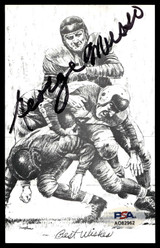 George Musso Postcard Signed PSA/DNA Authenticated Bears Autographed ID: 505858