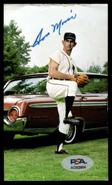 Don Mossi Postcard Signed PSA/DNA Authenticated Tigers Autographed