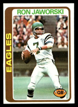 1978 Topps #449 Ron Jaworski Near Mint  ID: 505988
