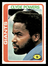 1978 Topps #452 Clyde Powers Near Mint  ID: 506000