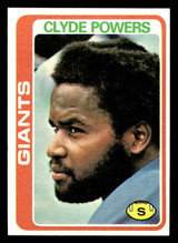 1978 Topps #452 Clyde Powers Near Mint  ID: 506003