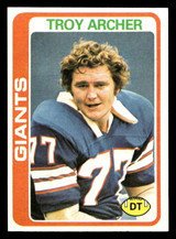 1978 Topps #492 Troy Archer Near Mint  ID: 506175