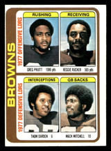 1978 Topps #506 Greg Pruitt/Reggie Rucker/Thom Darden/Mack Mitchell TL Ex-Mint 